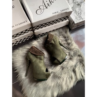 giày boot cao gót 16cm