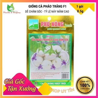 Hạt giống cà pháo trắng f1 cao sản - phú nông seeds