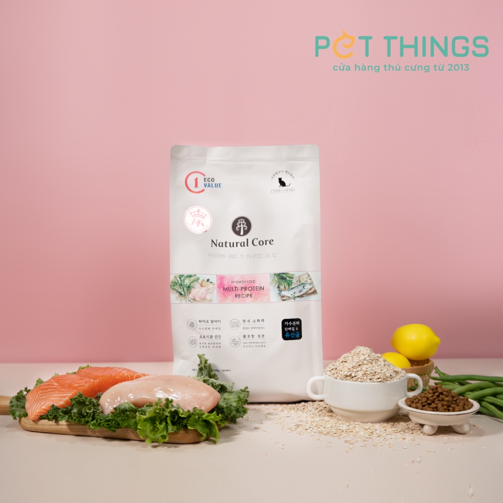 Hạt khô Natural Core hữu cơ đa đạm thức ăn cho mèo
