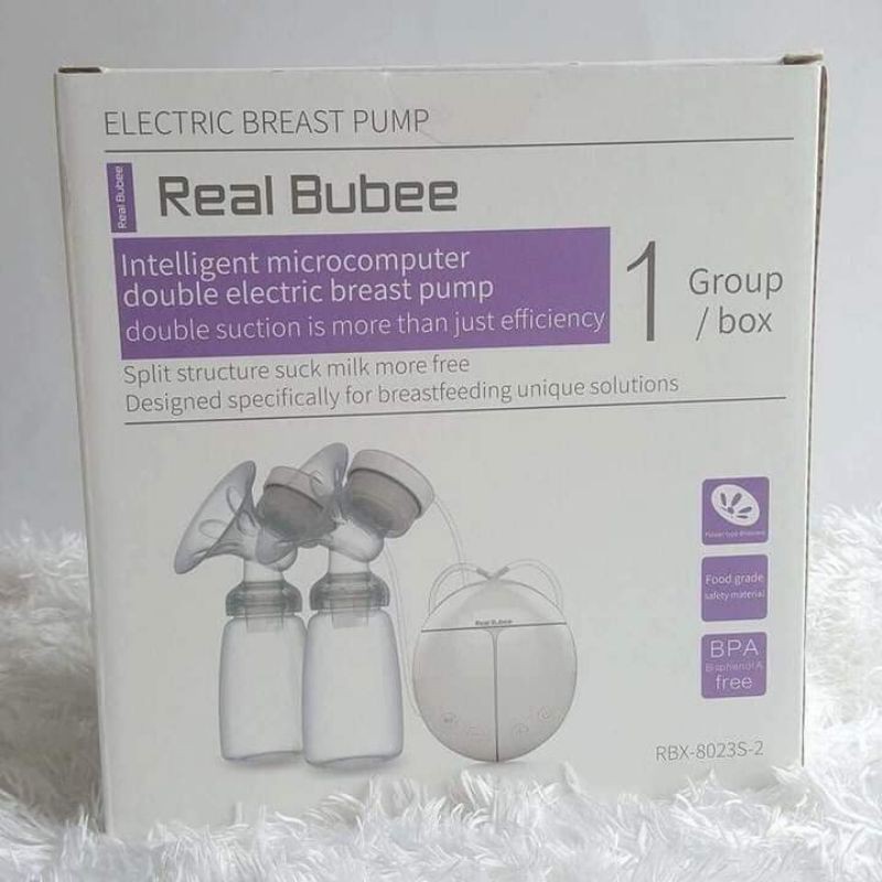 Máy hút sữa điện đôi Real Bubee