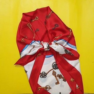 Khăn lụa vuông bản to thời trang - mẫu mới 2019 bản 90x90cm