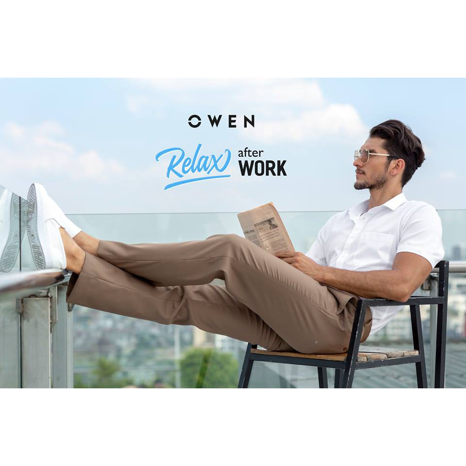 Áo Owen Ngắn Tay Trắng ⚜️ FREE SHIP ⚜️  CHẤT Nano AR90779N CÔNG SỞ ĐẸP LỊCH SỰ CÔNG SỞ | BigBuy360 - bigbuy360.vn