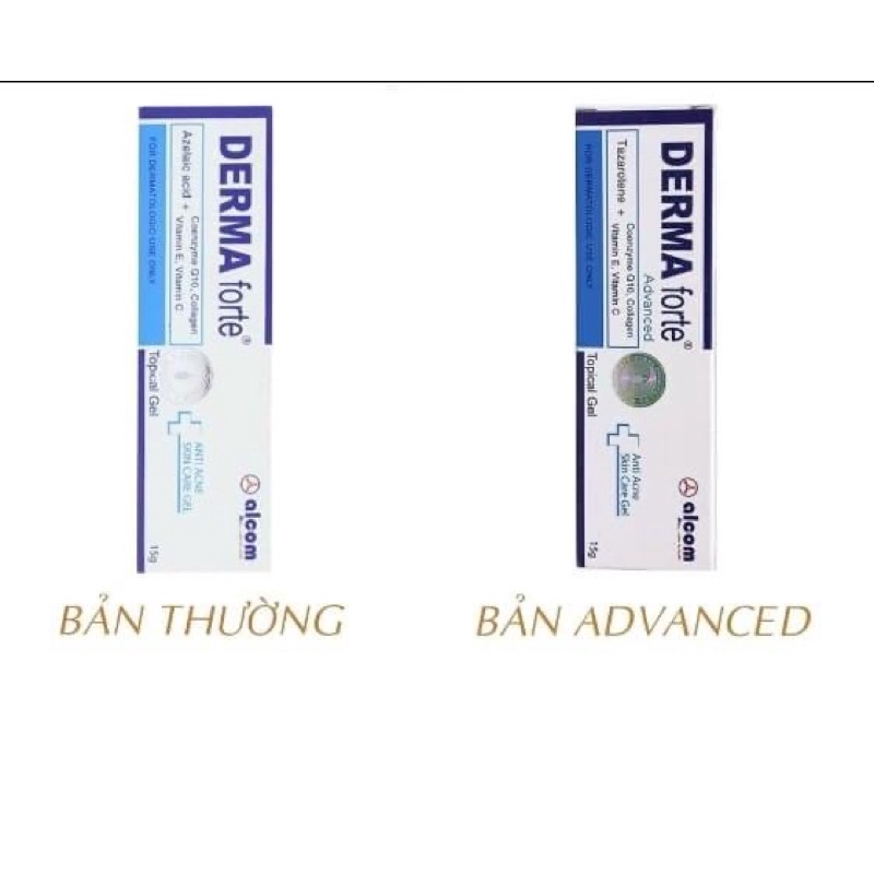 Gel bôi mụn và thâm Derma Forte