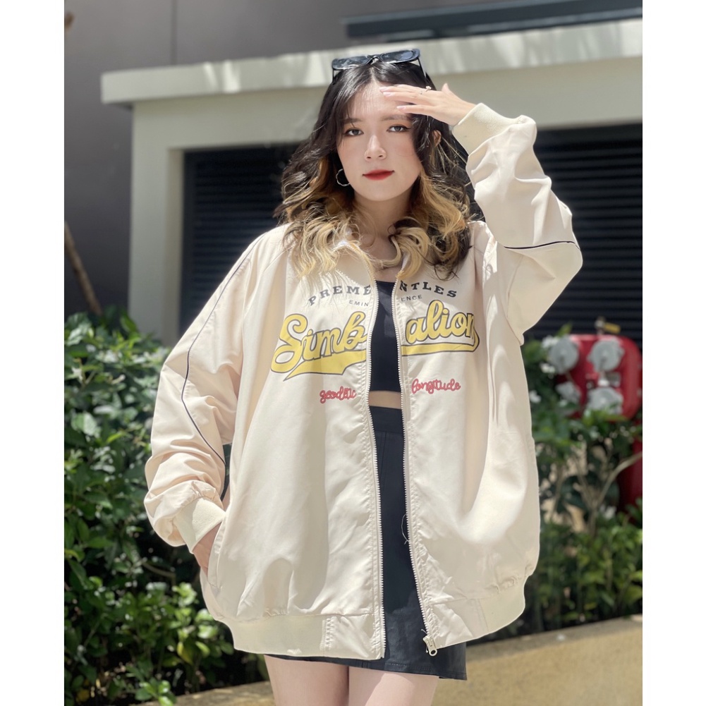 Áo khoác SIMBALION jacket dù 2 lớp unisex nam nữ (Ảnh thật/có sẵn)