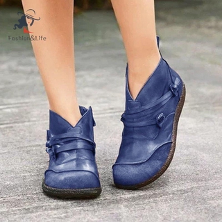 Bốt Nữ Thời Trang Vintage Cá Tính