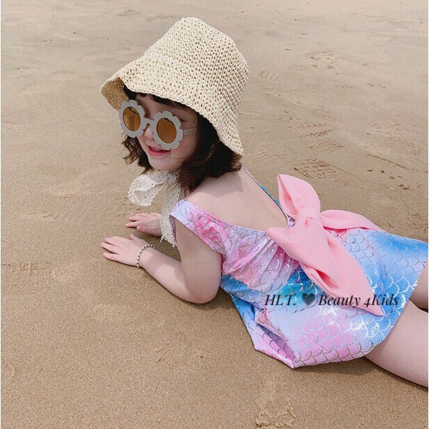 Đồ bơi bé gái - Set bơi bikini nàng tiên cá hot hit