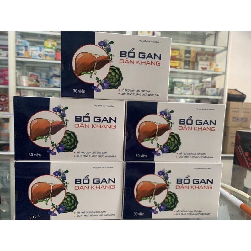 Bổ Gan Dân Khang - Hỗ trợ giải độc gan, giúp tăng cường chức năng gan ( Hộp 30viên )