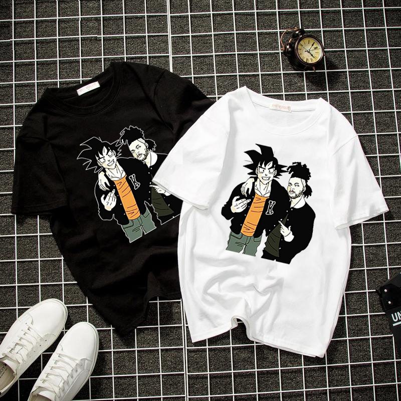Áo thun unisex Hàn Quốc in goku và bạn hypebeast style vải dày mịn 2019T1063