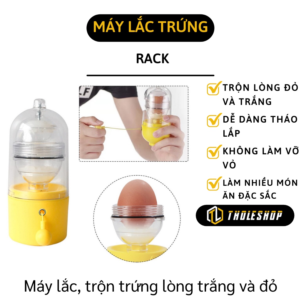 Máy Lắc, Trộn Trứng - Dụng Cụ Đánh Trứng Bằng Tay Trộn Lòng Đỏ Và Trắng Nhanh Chóng 10118