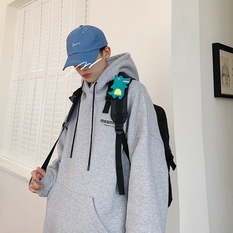 Áo hoodie dáng rộng hình phim hoạt hình Stitch trẻ trung | BigBuy360 - bigbuy360.vn