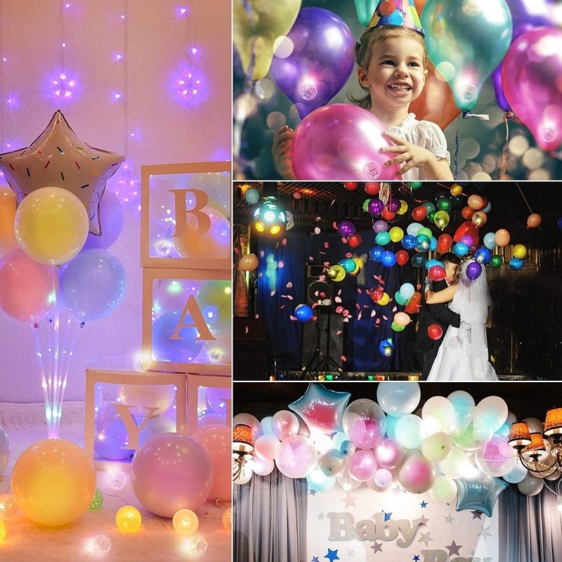 1 Đèn LED Tròn Trang Trí Bóng Bay Độc Đáo