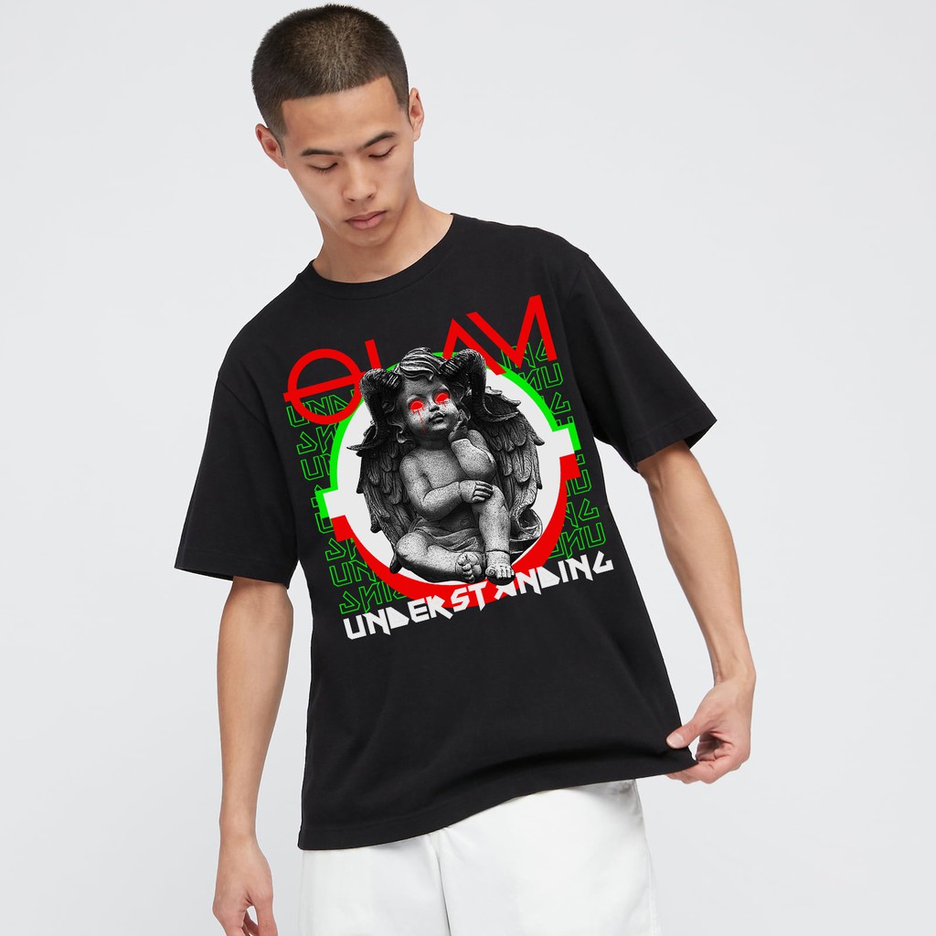 Áo thun nam Olam Graphic Tee understanding chất liệu cotton cao cấp co giãn 4 chiều