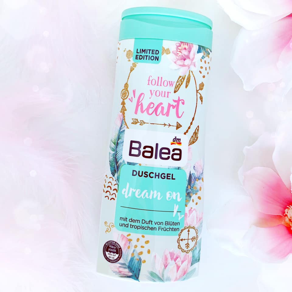 Sữa tắm Balea Dream On (bản limited edition) dưỡng ẩm cho làn da khô nội địa Đức 300ml