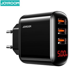 Cốc Sạc Nhanh Joyroom 3.4A 3 Cổng USB 5V Cho Redmi Note 9S 7/8/8 Pro