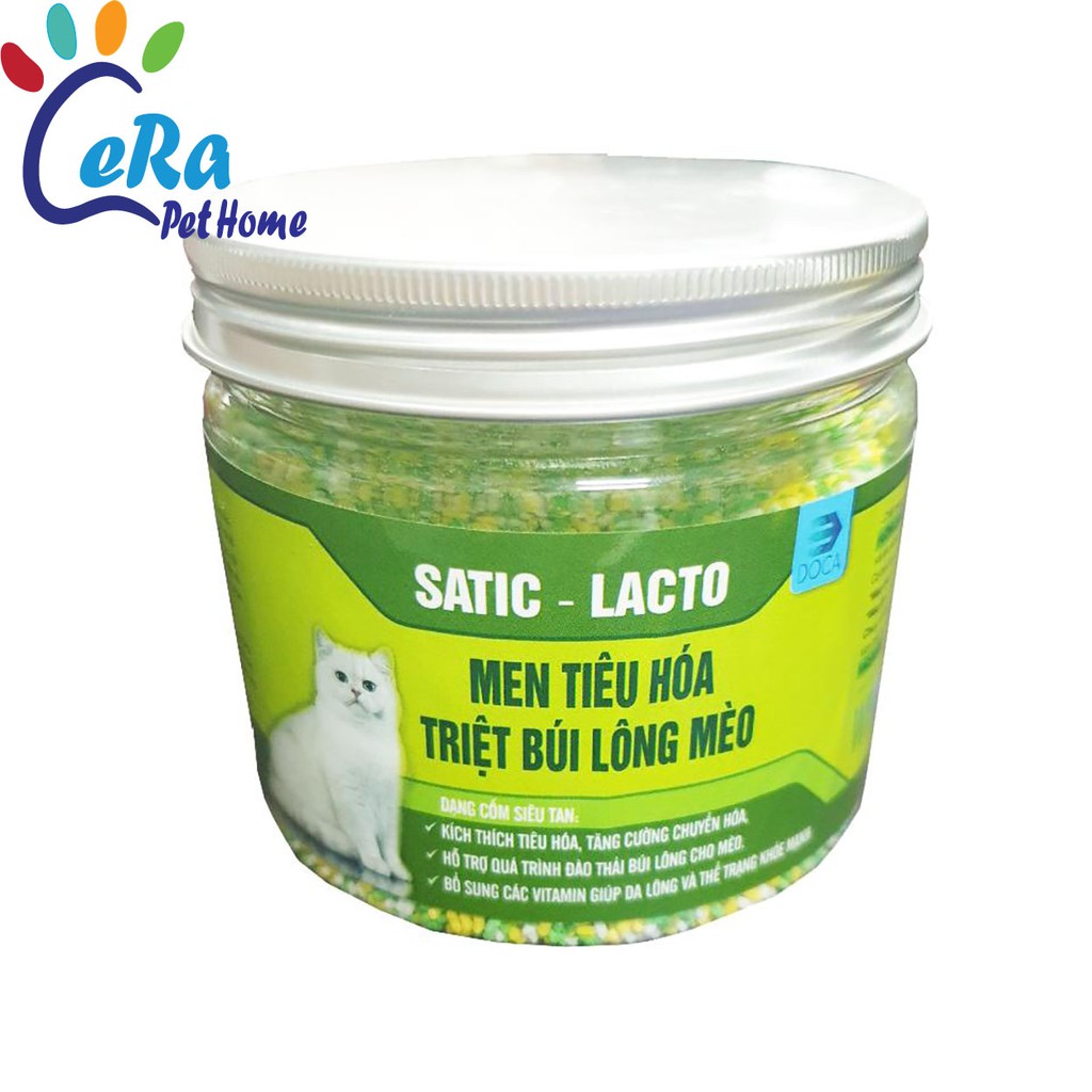 Men Tiêu Hoá Triệt Búi Lông Mèo - Satic Lacto