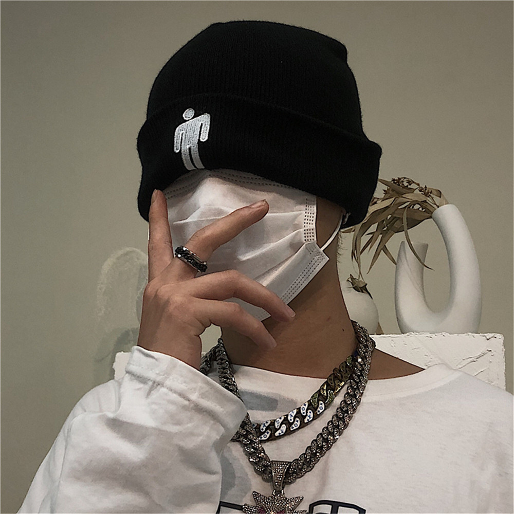 Mũ Dệt Kim Kiểu Hip-Hop Thời Trang Thu Đông Xinh Xắn Cho Nam Và Nữ