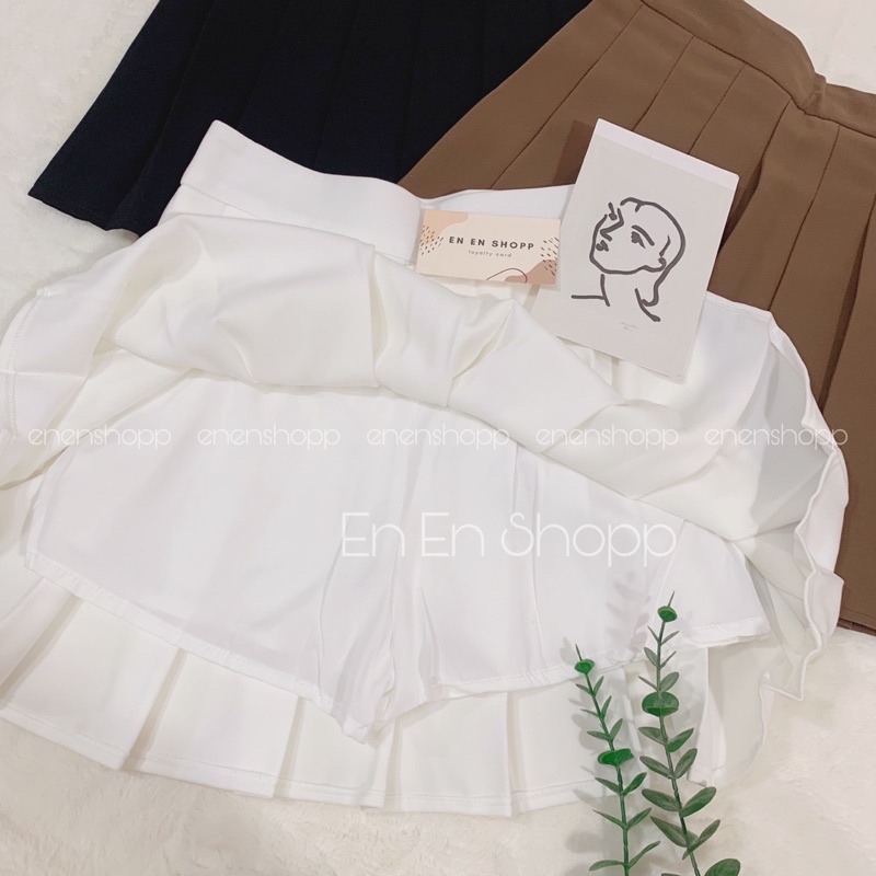 Chân váy xếp ly tennis