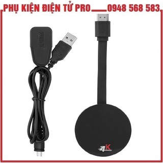 THIẾT BỊ KẾT NỐI HDMI KHÔNG DÂY VỚI TV 2.4G 5G TỪ ĐIỆN THOẠI, LAPTOP RA TIVI CHROMECAST 4K GOOGLE G2P