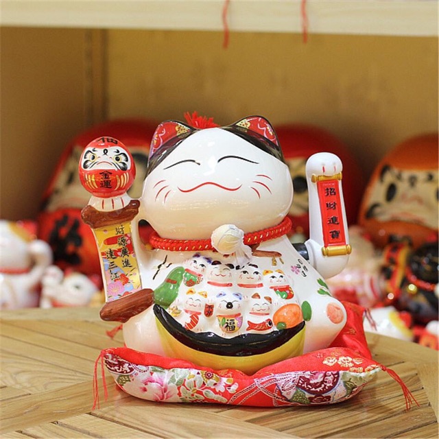 Mèo thần tài vẫy tay 22cm