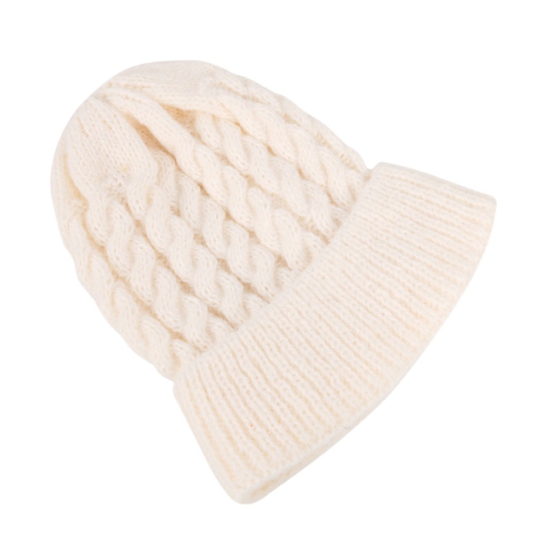 Mũ Beanie Đan Len Giữ Ấm Thời Trang Thu Đông Cho Bé 2-6 Tuổi