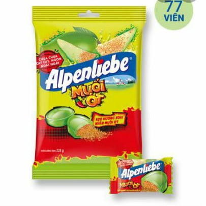 ( HSD: T5/2022) Kẹo Alpenliebe hương xoài nhân muối ớt.