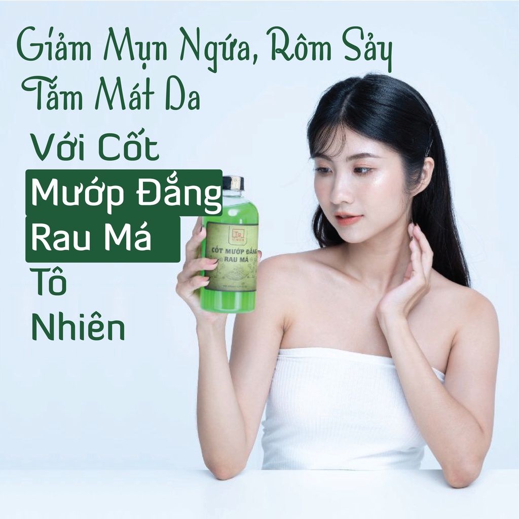 Cốt mướp đắng rau má Tô Nhiên làm trắng da, giảm mụn sạch da toàn thân 500g