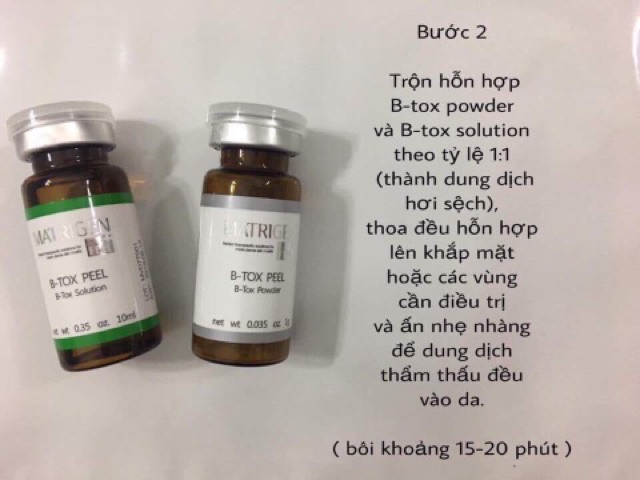 Vi Kim Tảo Biển B-TOX Feel  Matrigen - Thẩm Mỹ Huyền Trang