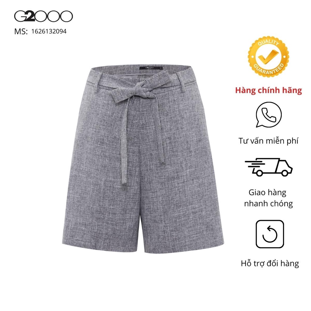 Quần Short Nữ Smart Fit G2000 (1626132094) Xám khói