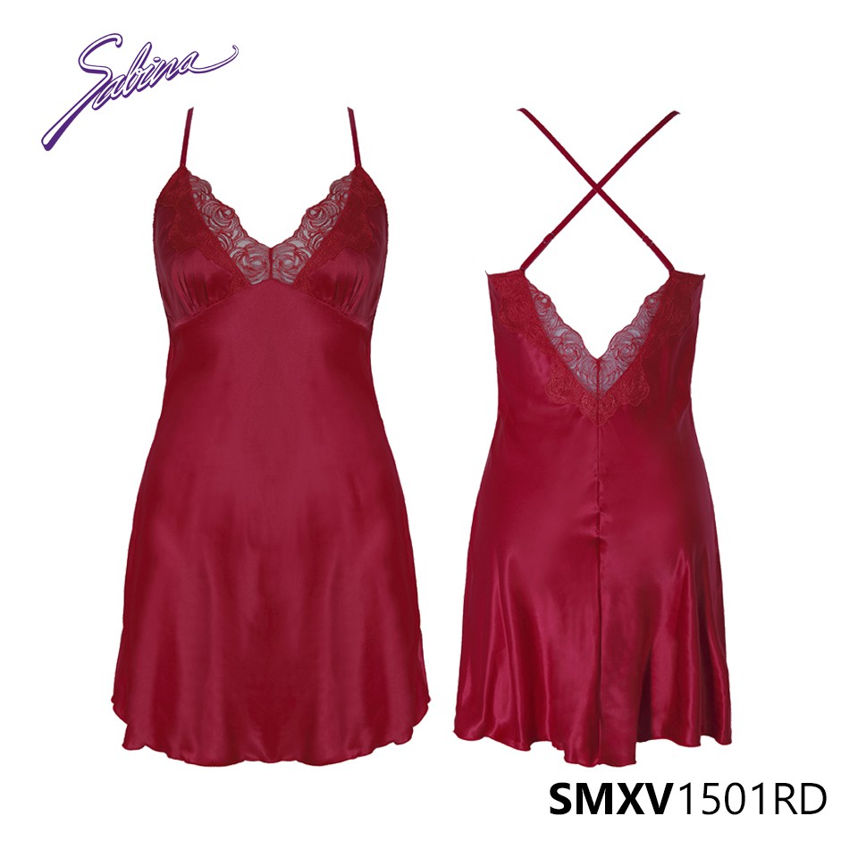 [Mã WABRTN giảm 10% đơn 250K] Đồ Ngủ Sexy Viền Ren Màu Đỏ Gorgeous By Sabina SMXV1501RD