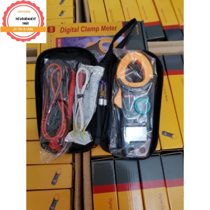 Ampe Kìm NJTY 3266TD phiên bản mới nhất .Đo Tụ,Tần Số, Nhiệt Độ...