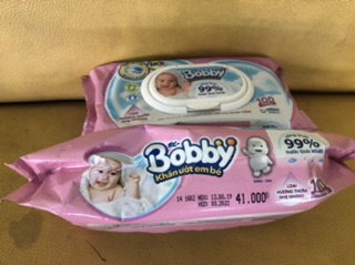 Khăn ướt Bobby 100 tờ