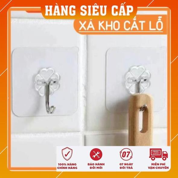 [Thanh Lý] [Xả kho cắt lỗ - giá 1k FreeShip] Móc treo dán tường chịu lực siêu chắc, móc dính tường 1
