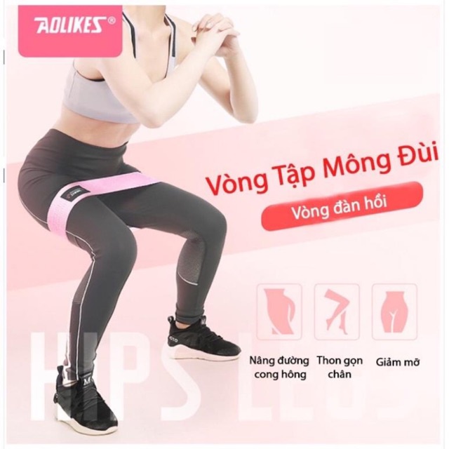 Dây MiNi Band /Kháng Lực Tập Mông Đùi Siêu Bền -Sản Phẩm Oulikes Chính Hãng-QUYENSPORTS