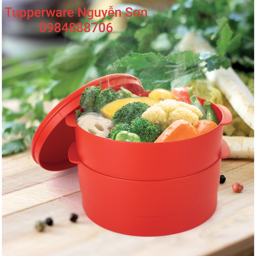 Xửng hấp Tupperware Steam It 2 Tầng