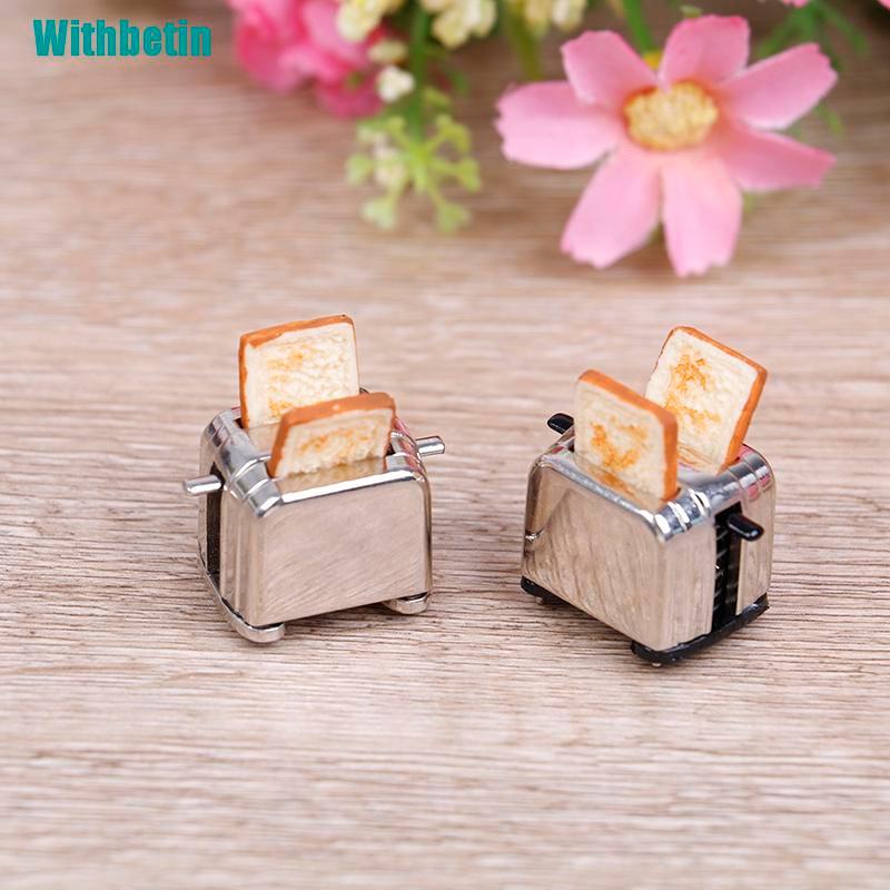 Mô Hình Máy Nướng Bánh Mì Mini Tỉ Lệ 1: 12 Trang Trí Nhà Búp Bê