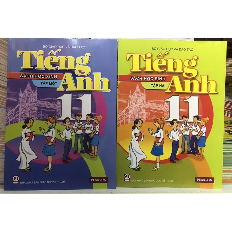 tiếng Anh lớp 11 bộ 2 quyển s học sinh tập 1 + tập 2 + bao kiếng