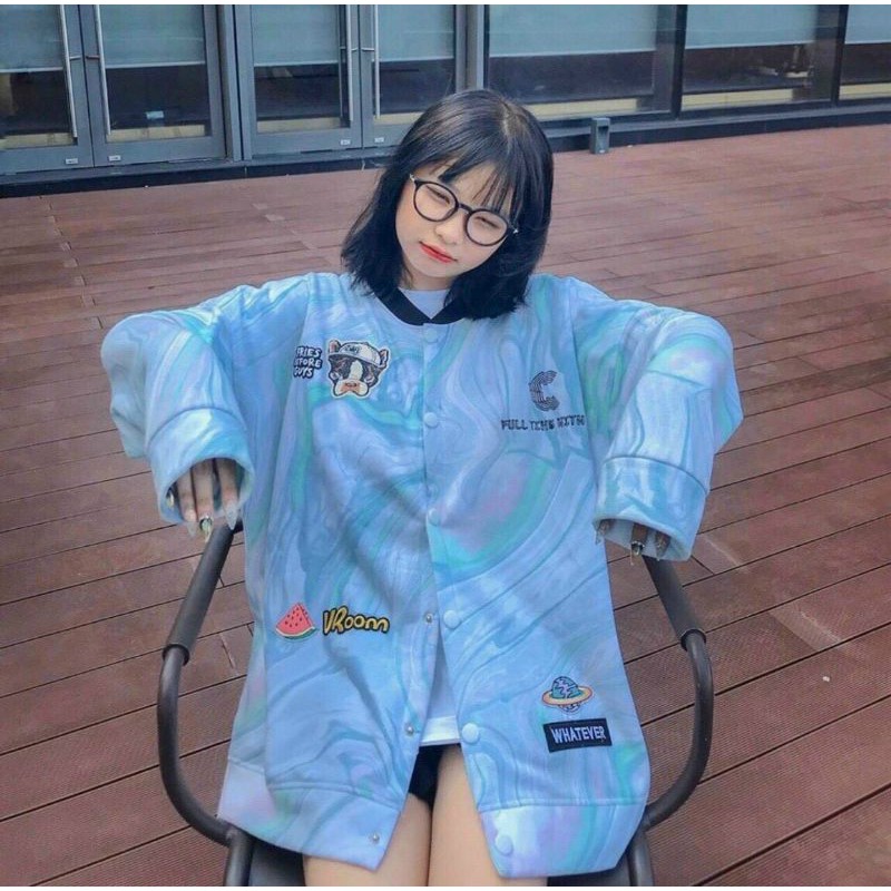 Áo khoác nỉ hoodie loang 3D full zip nam nữ hooide | BigBuy360 - bigbuy360.vn