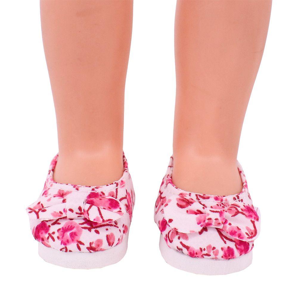 RAINBOW Giày Búp Bê Đính Nơ Xinh Xắn 14 Inch 5cm