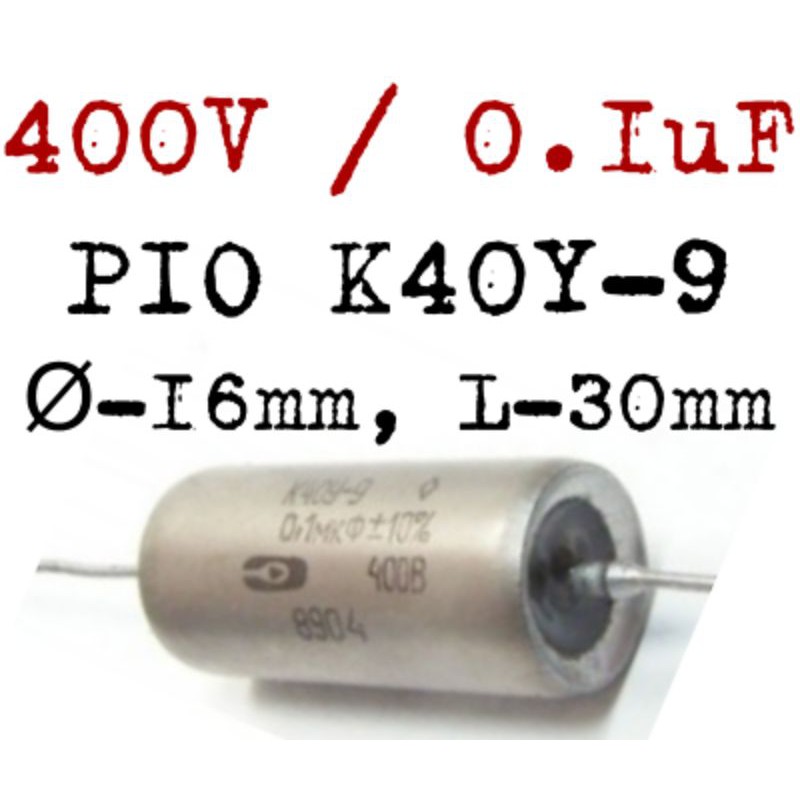 Tụ K40y-9   0,1mk/400v
