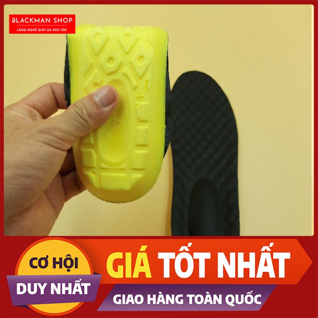 Lót giày đẹp thời trang Fu Khang cho nam Siêu bền và mềm mại màu đen và nâu LD13