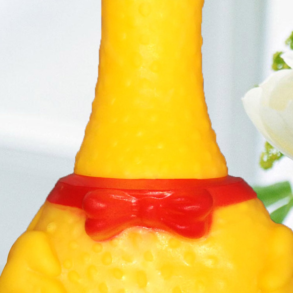 Đồ chơi hình gà phát âm thanh vui nhộn cỡ 17cm hỗ trợ giảm căng thẳng