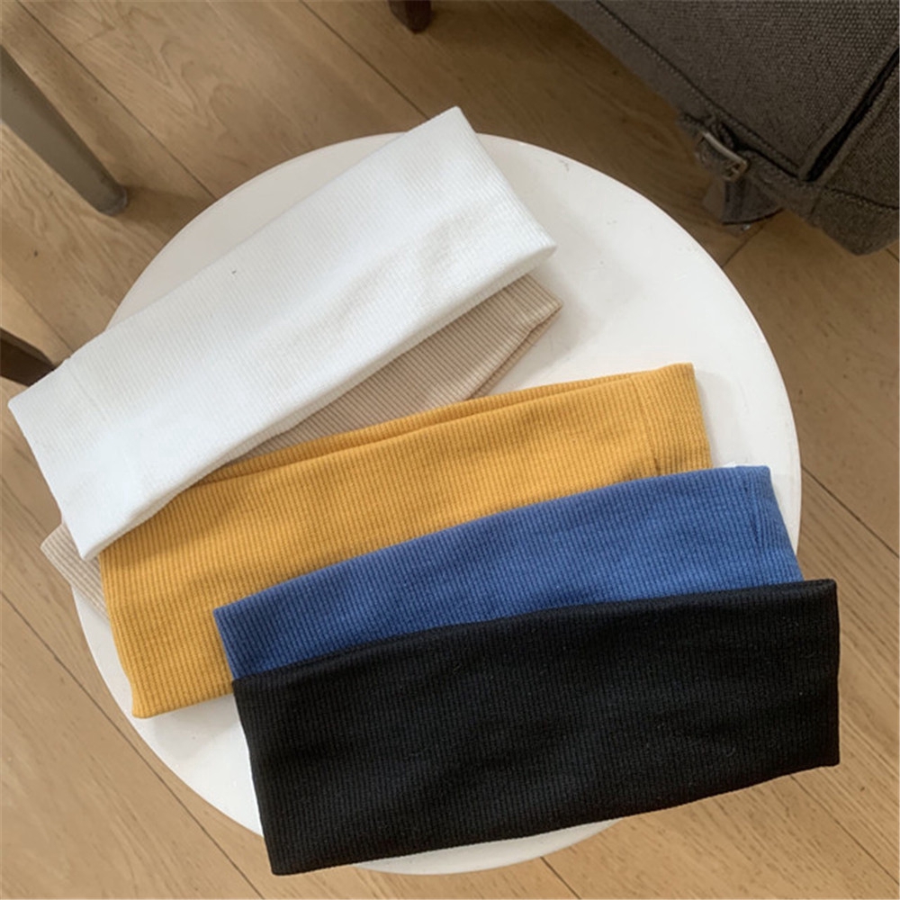 Băng Đô Dệt Kim Co Giãn Tập Yoga Thiết Kế Đơn Giản