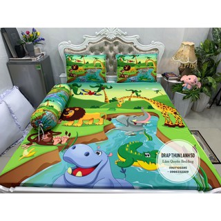 Bộ drap thun lạnh ý 5d thái lan cao cấp nhiều mẫu