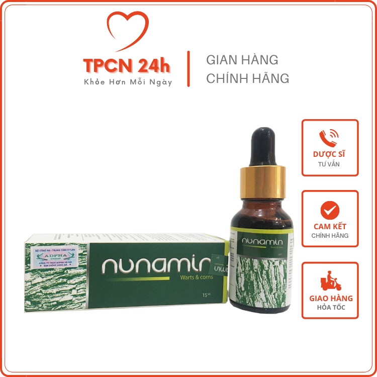 NUNAMIN - Mụn cóc, mụn cơm