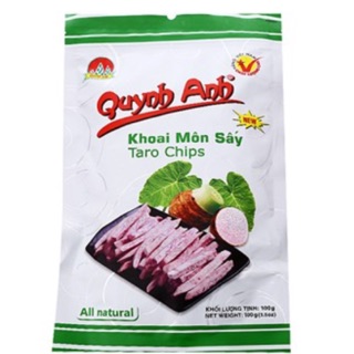 Khoai môn sấy Quỳnh Anh gói 100g