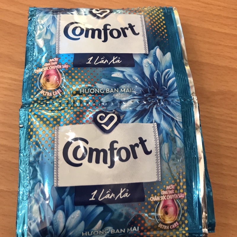 Nước Xả Vải Comfort Một Lần Xả Hương Ban Mai dây 10 gói