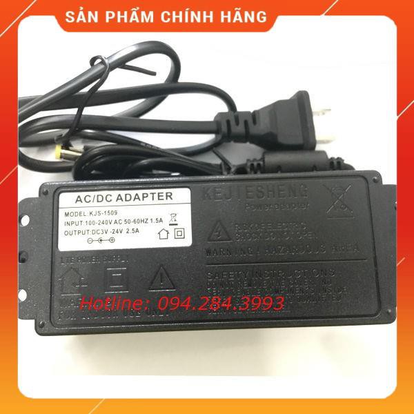 Bộ adapter chỉnh nguồn đa năng từ 3v đến 24v 2.5A dailyphukien