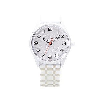 Đồng hồ unisex dây cao su q&q smile solar rp00j051y - trắng