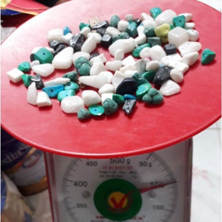 25-50-100gam hỗn hợp đá vụn có lỗ xỏ mh2329