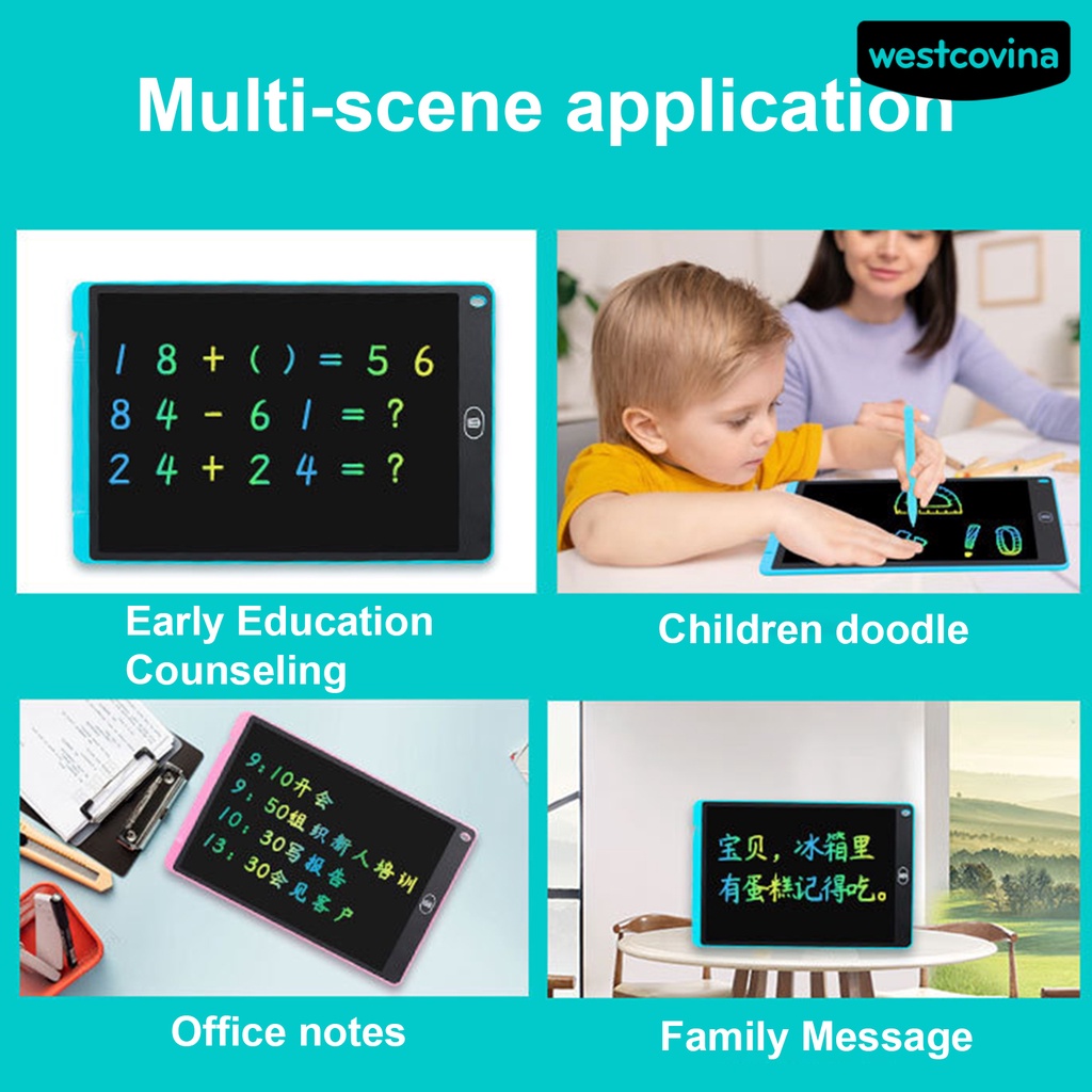 [Hot]✍Bảng Vẽ 12 Inch Chống Rơi Tiện Dụng Cho Bé